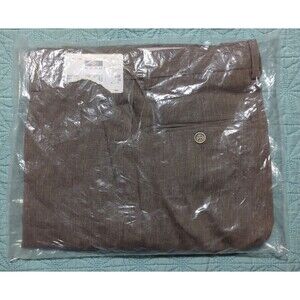 NWT Joseph Abboud Heritage Nova Fides Linen Blend Dress Pants Sand Sz 34 Raw Hem